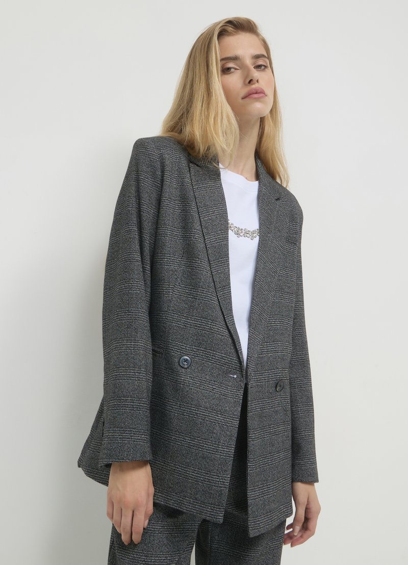 Calliope CROISÉE EN PRINCE DE GALLES - Cappotto corto - une variante
