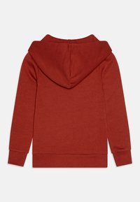 Jack & Jones Junior JJKAM VARSITY BRANDING HOOD - Jersey con capucha - red ochre