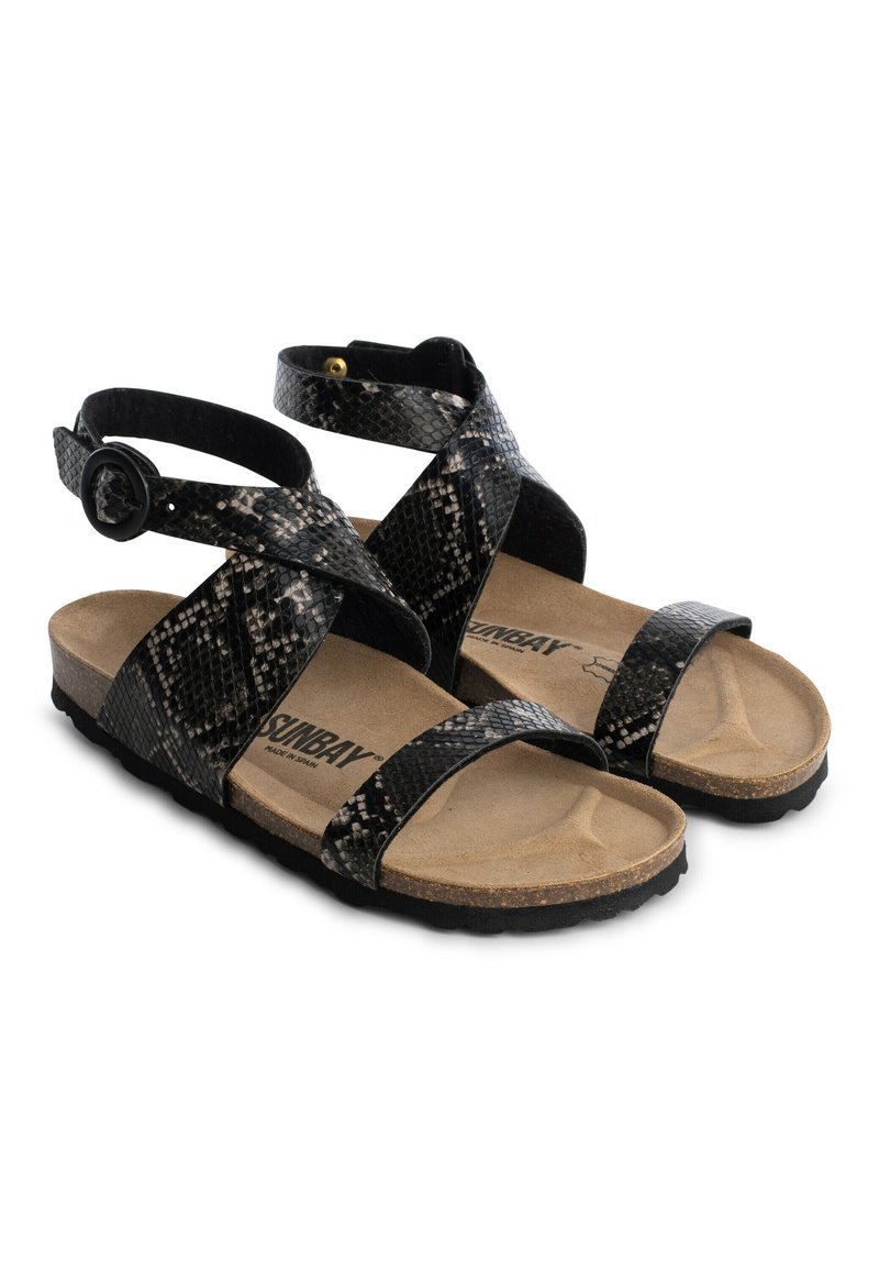 Damen Sneaker | SUNBAY DAWA Riemensandalette black/schwarz - LJ95257 Damen Sneaker | SUNBAY DAWA Riemensandalette black/schwarz - LJ95257