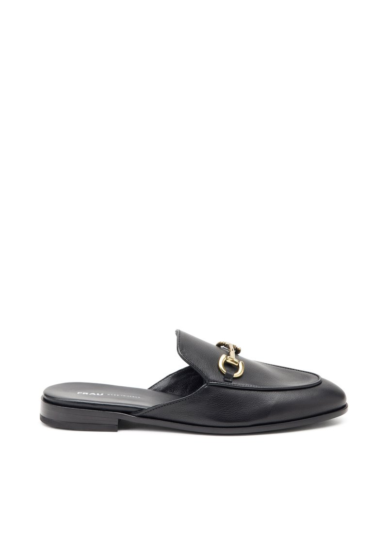 Frau Shoes WITH CLASP DETAIL - Ciabattine - black
