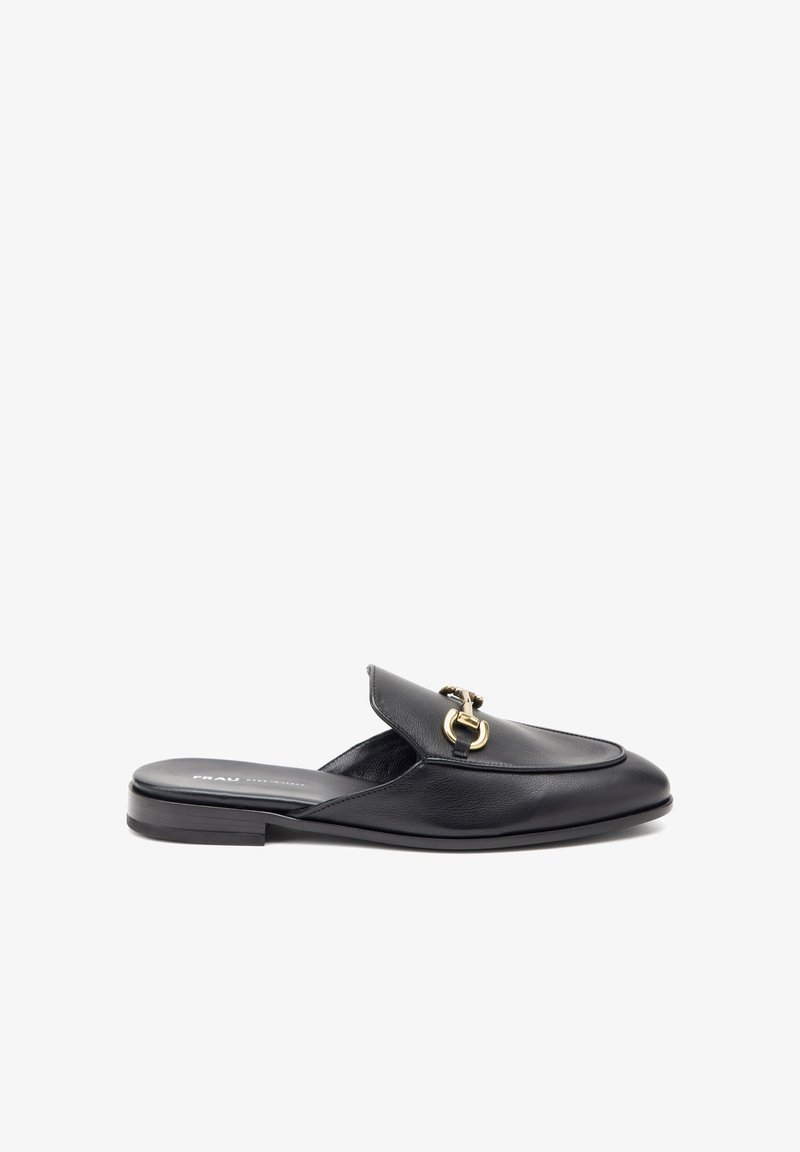 Frau Shoes WITH CLASP DETAIL - Ciabattine - black
