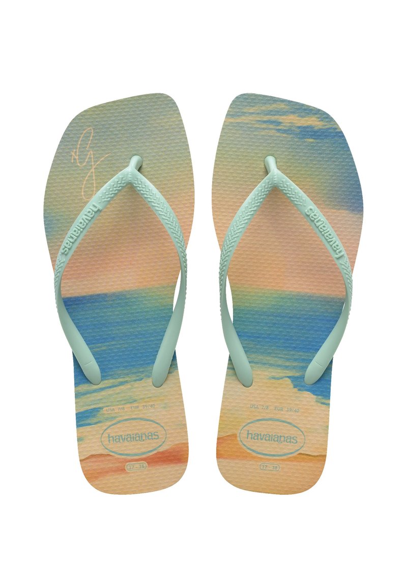 Havaianas SQUARE GIGI HADID - Lahtised kingad - sand grey