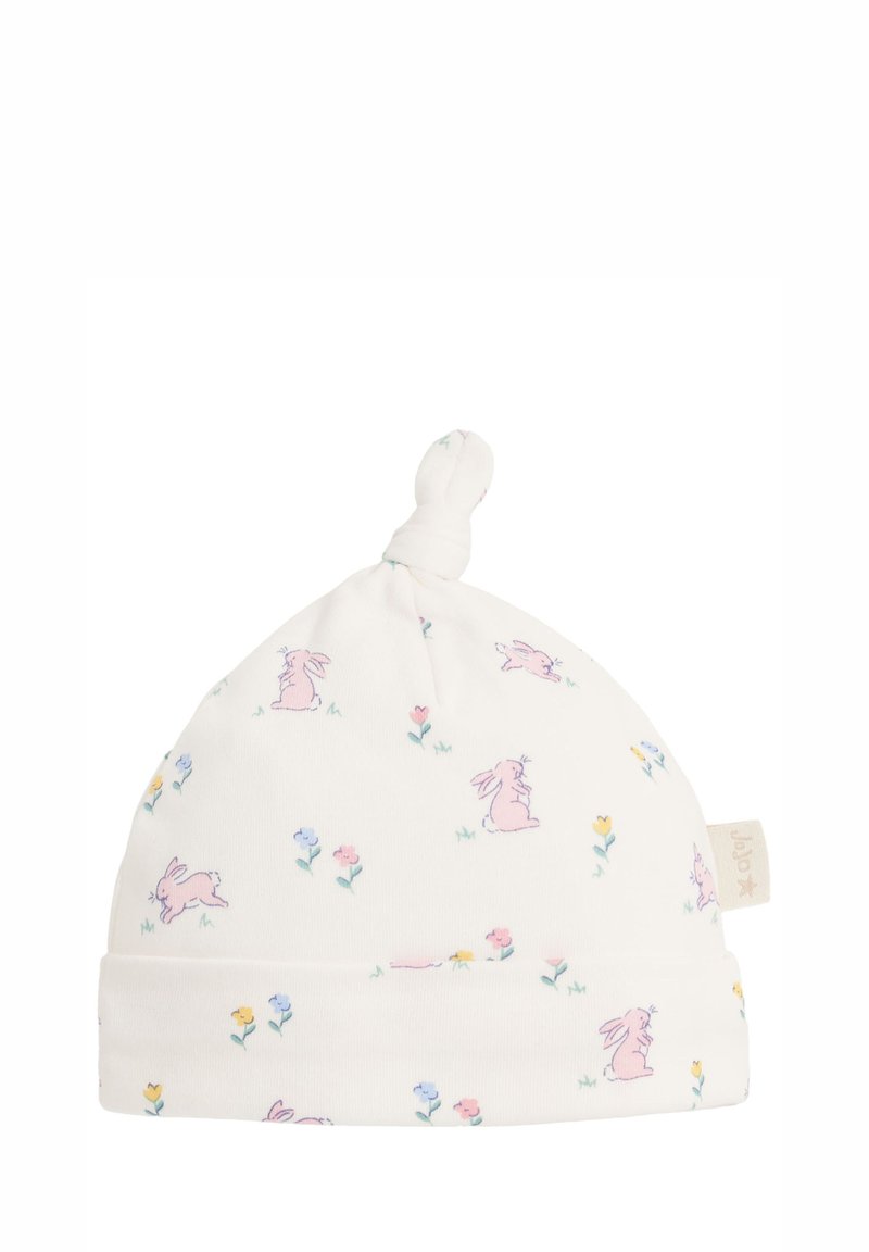 JoJo Maman Bébé BUNNY PRINT - Berretto - Cream