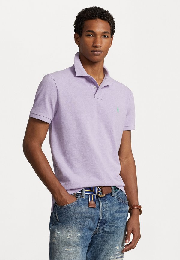 CUSTOM SLIM FIT MESH POLO SHIRT - Polo shirt - pastel purple heather