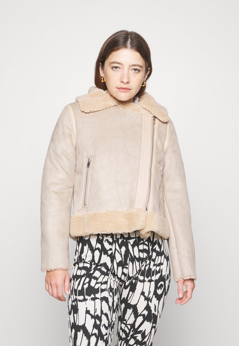 Noisy May Petite NMSHERRI BIKER JACKET PETITE Winter jacket irish