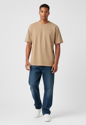 Mira Paris NEW UNISEX HEAVYWEIGHT 25 - T-shirt basic - washed beige