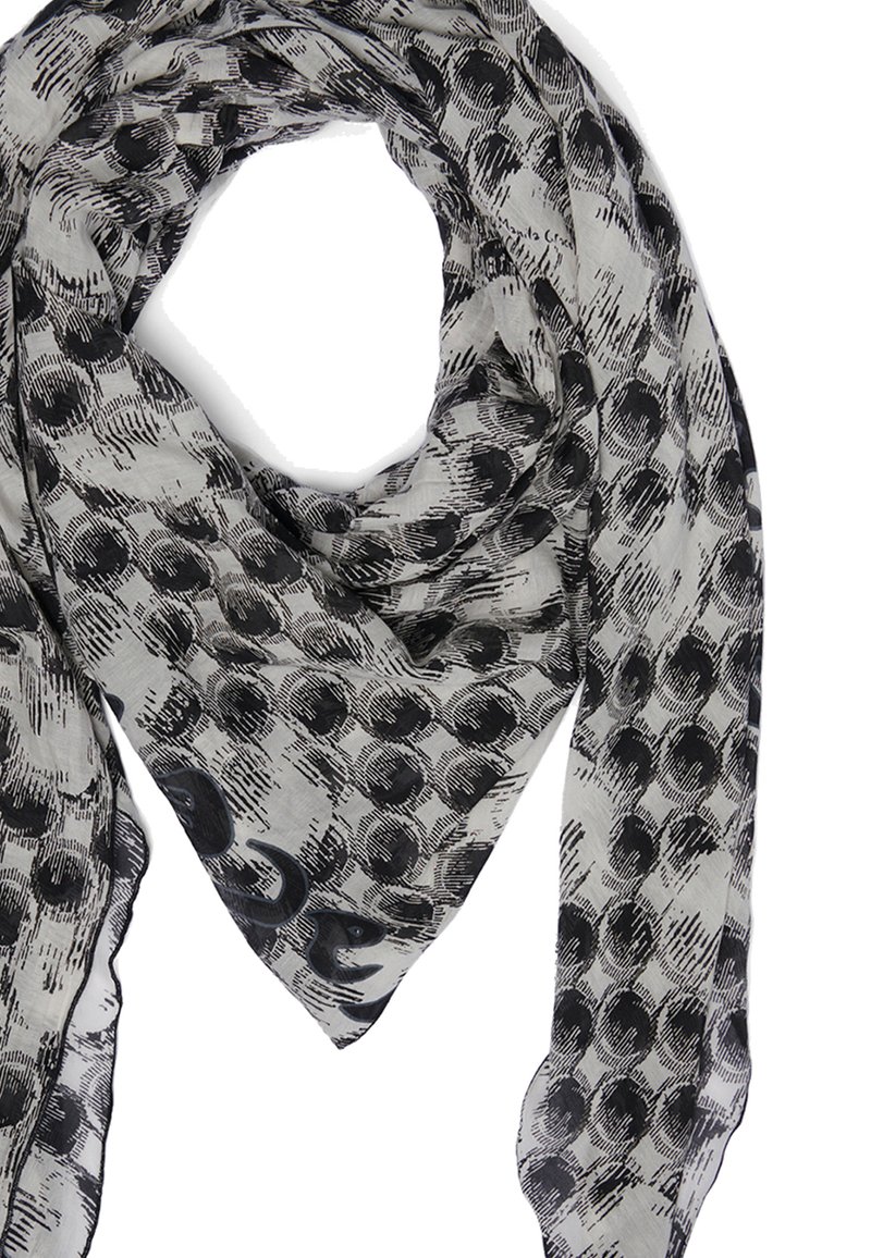 Manila Grace Sciarpa bianco/avorio