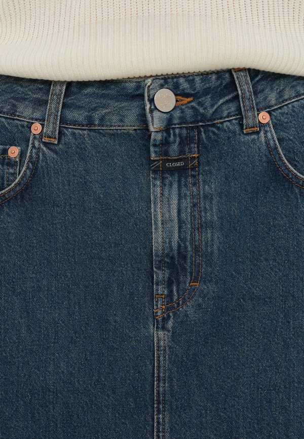 MIDI FIVE POCKET  - Denim skirt3