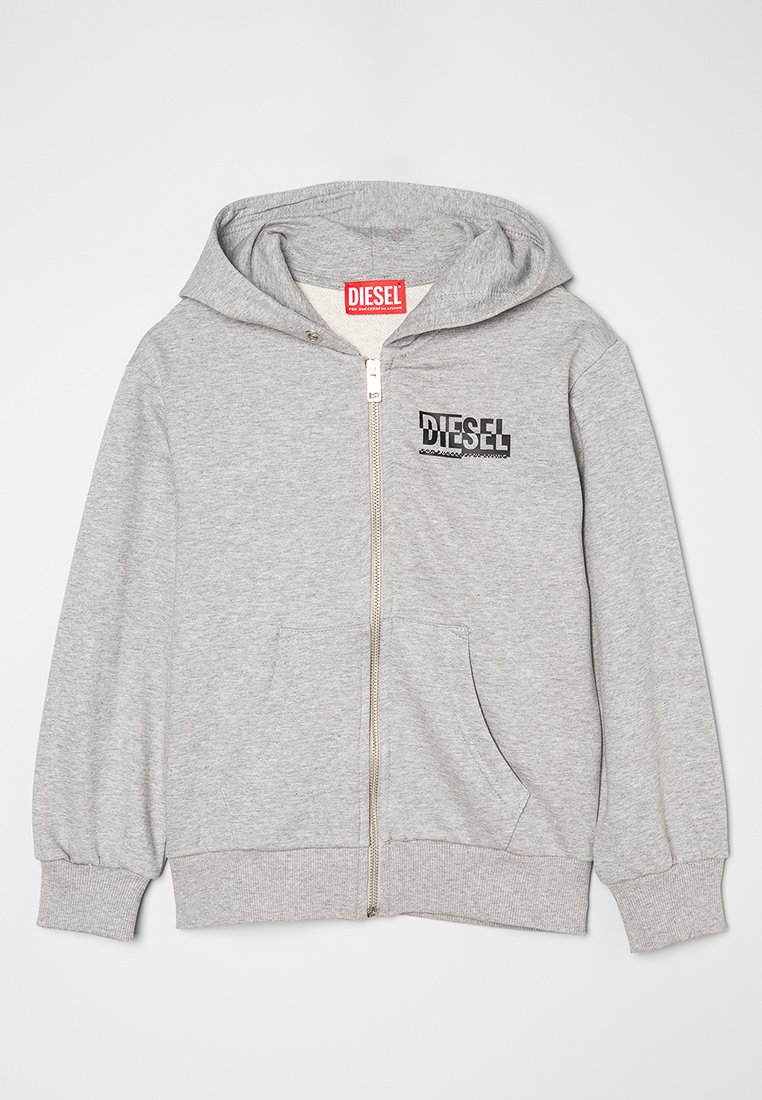 Diesel Sweater met rits grijs Diesel Sweater met rits grijs