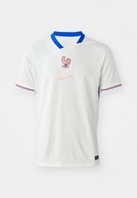 FRANCE FFF STADIUM SHORT SLEEVES AWAY - Fodboldtrøjer - pale ivory/bright blue/light madder root