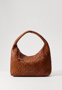 WILLOW  WOVEN HOBO - Håndveske - timber