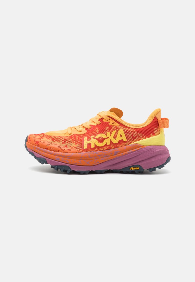 HOKA SPEEDGOAT 6 - Löparskor terräng - sherbet/beet root