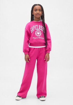 GAP KIDS VINTAGESOFT BAGGY SWEATPANTS - Tepláky - bright fuchsia