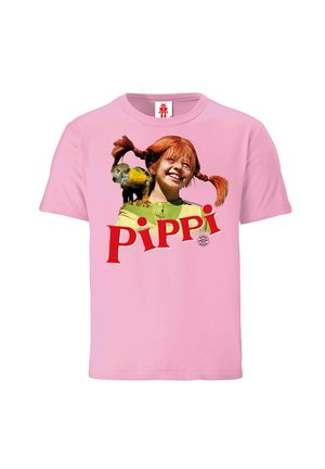Print T-shirt - rosa