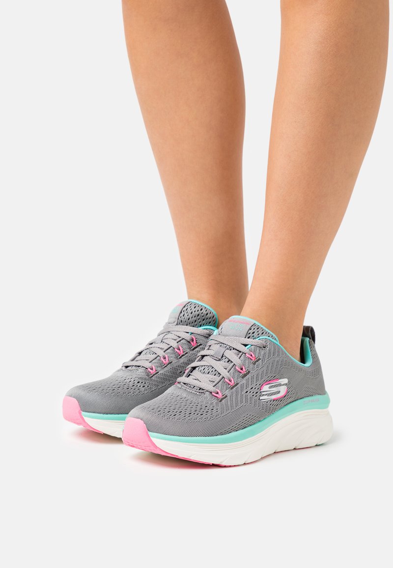 Skechers Sport D'LUX WALKER Sneaker low gray/multicoloured/grau
