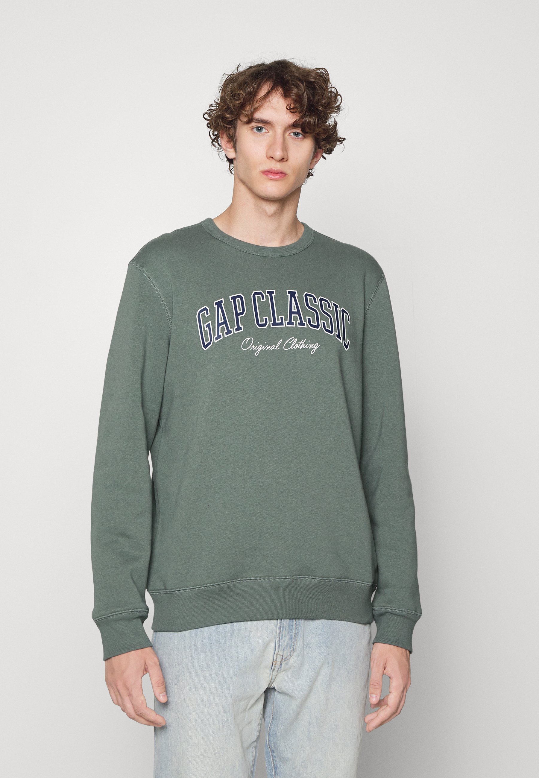 GAP LOGO FASHION CREW - Sweatshirt - vintage flight/grey - Zalando.de