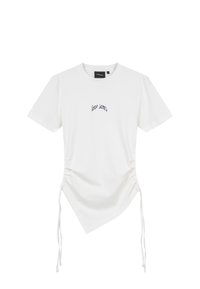 ASYMETRIC TEE UNISEX - Basic T-shirt - offwhite