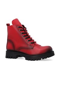 VENEZIA ANKLE BOOTS - Snørestøvletter - red