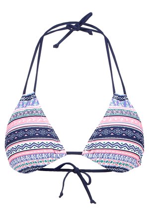 s.Oliver, TRIANGEL - Bikini-Top - blue/rose