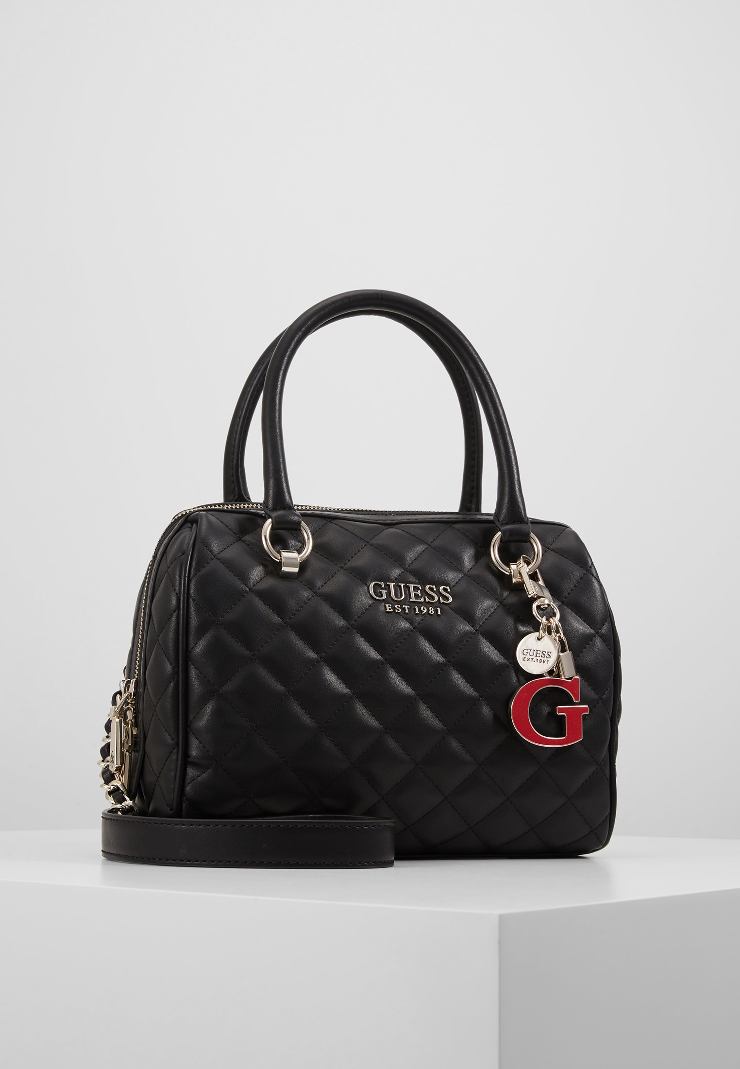 Guess MELISE BOX SATCHEL Håndveske black Zalando.no Guess MELISE SHOULDER BAG Håndveske black Zalando.no
