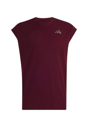 adidas Performance, OVRS SLEEVELESS - Top - maroon