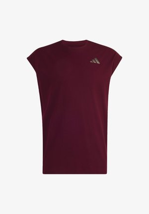 adidas Performance, OVRS SLEEVELESS - Top - maroon