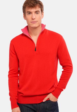 Mahogany HENRI - Strickpullover - rouge shocking pink
