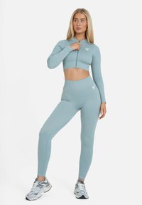 SQUATPROOF NO SURRENDER SEAMLESS - Leggings - blue grey