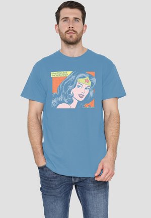Cotton Soul, WONDER WOMAN SHE PERSISTED - T-Shirt print - light blue