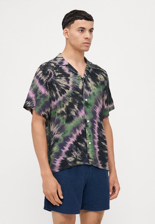 FIG SWIRL TIE DYE PRINTED CAMP SHIRTS - Beach accessory2