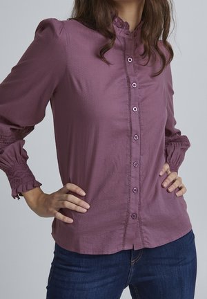 b.young Button-down blouse - purple