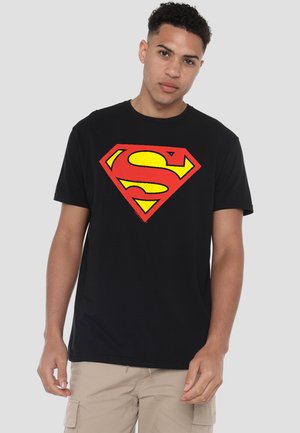 Cotton Soul, SUPERMAN/CLASSIC LOGO - Print T-shirt - black