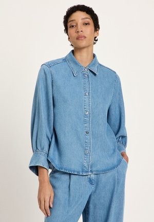 Hemdbluse - mid blue denim