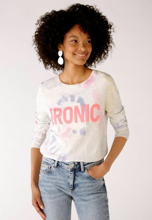 MIT BATIKPRINT - Jumper - rose blue