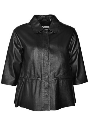 Maze Lederjacke - black