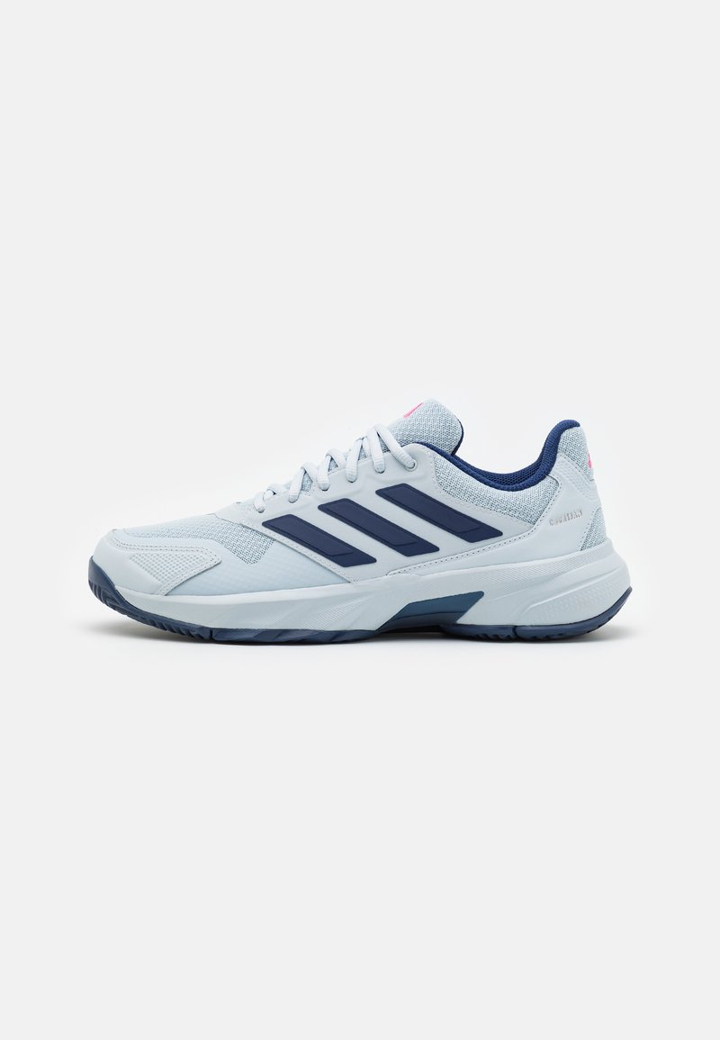 adidas Performance JAM CONTROL 3 M - Tenisice za sve terene - halo blue/dark blue/shock pink 2