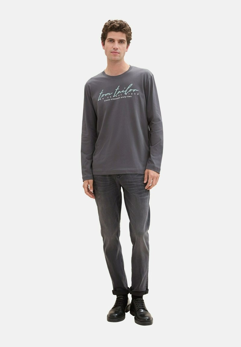 TOM TAILOR 1039843 Maglia di Tuta, 19643-Green Dust, S Uomo