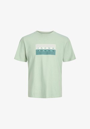 Jack & Jones, T- - Μπλουζάκι με στάμπα - aqua gray