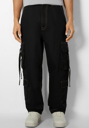 - 00332220 - Straight leg -farkut - black