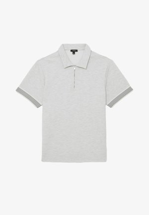 Reiss, REGULAR FIT - BRUNO SLEEVE TRIM HALF-ZIP - Polo shirt - grey melange