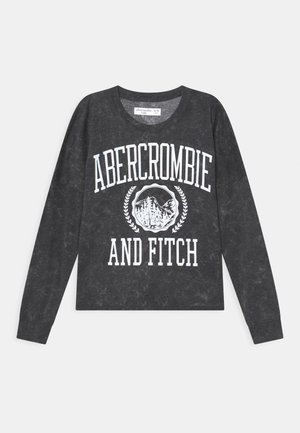 PATTERN - Long sleeved top - grey