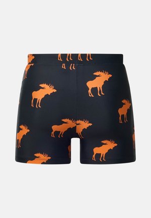 Swedemount, FOREST SWIM TRUNK - Badeshorts - black elk