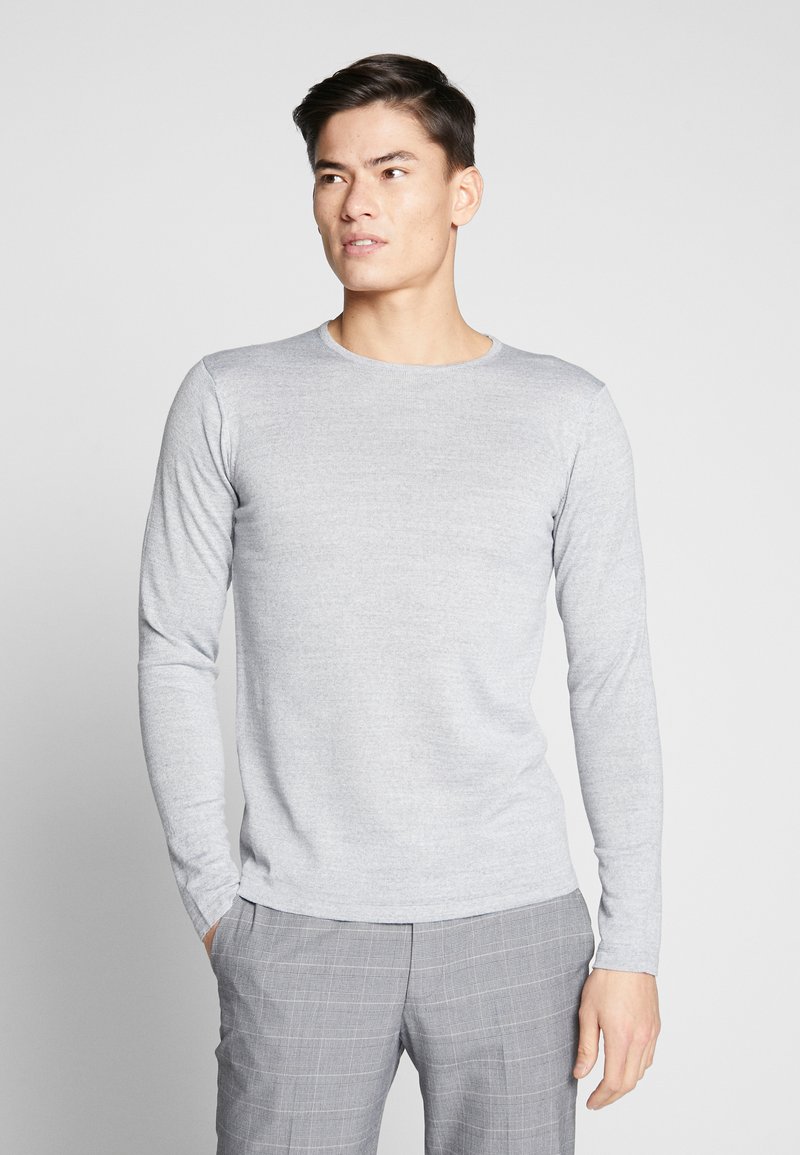 Casual Friday CFKENT MERINO CREW NECK KNIT - Strickpullover - light ...