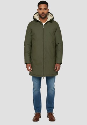 Schott WITH HOOD - Mantel - kaki