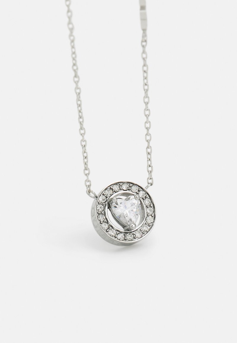Collier Créateur Guess - Épingle à Strass Sur Alliage Argenté - Occasion Bon état