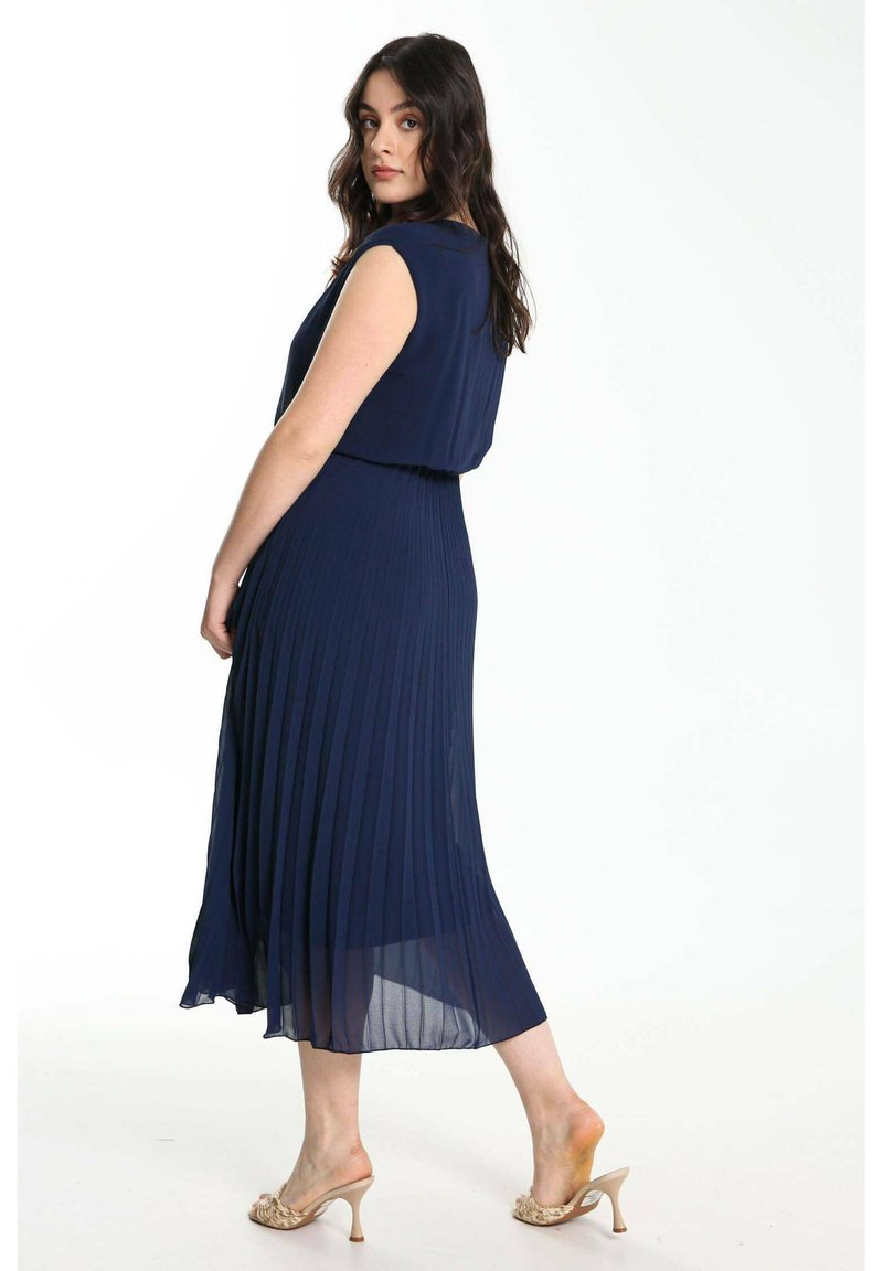 Damen Freizeitkleider | Cassis PLISSÉE UNIE Freizeitkleid marine/blau - RZ27197 Damen Freizeitkleider | Cassis PLISSÉE UNIE Freizeitkleid marine/blau - RZ27197