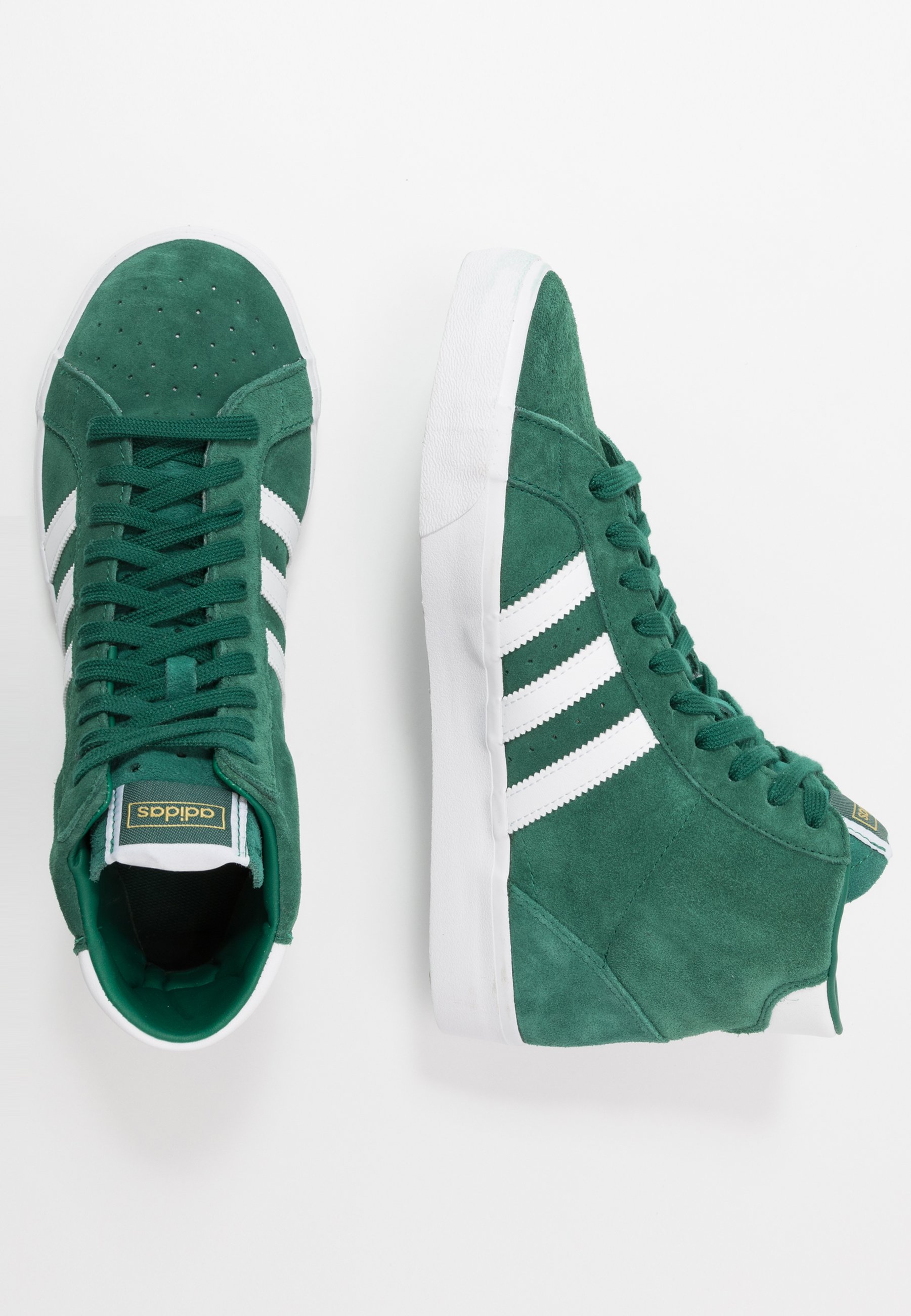 adidas Originals BASKET PROFI - Sneakers laag - collegiate green/footwear  white/gold metallic/Groen - Zalando.nl