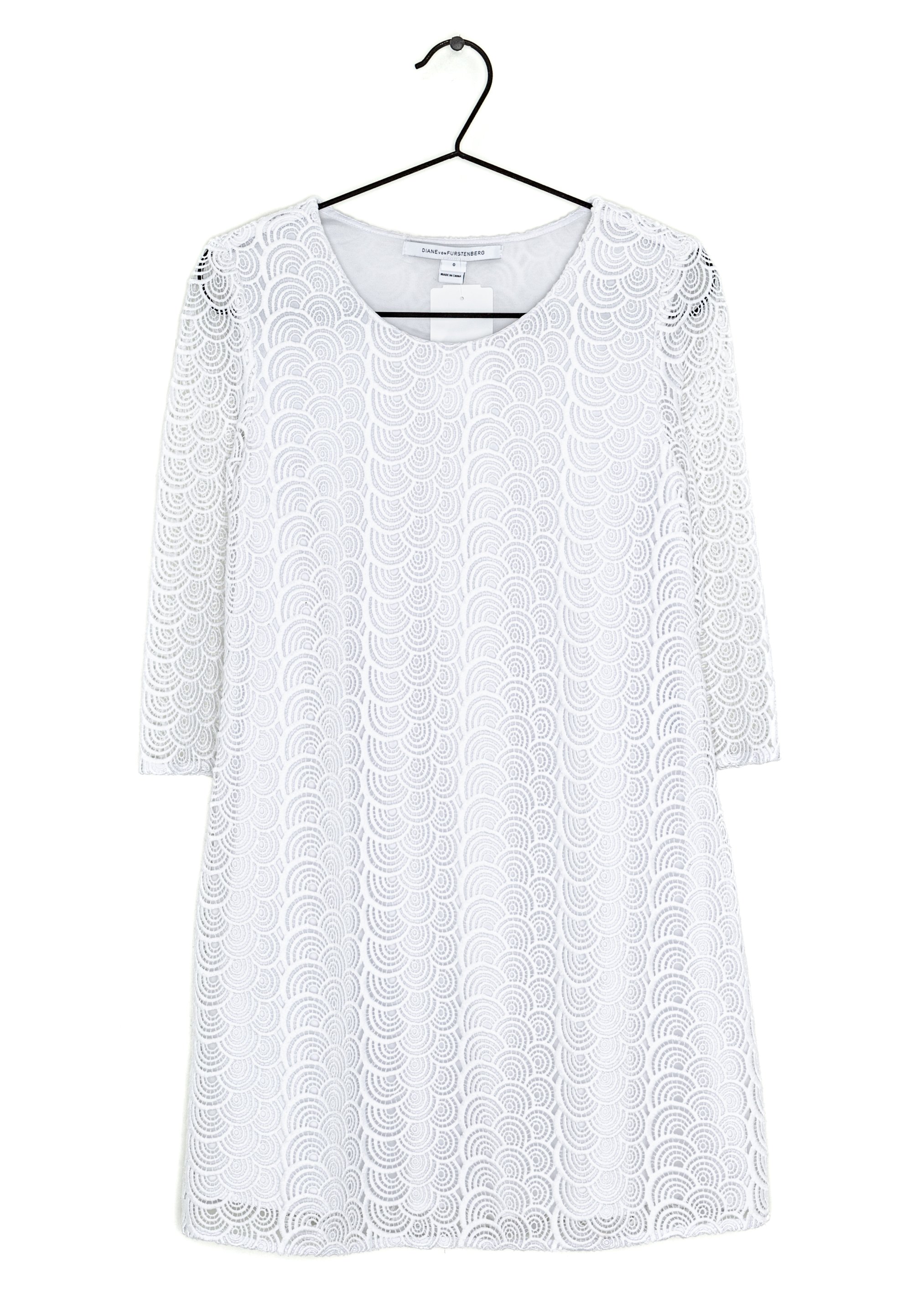 Diane von Furstenberg Day dress white (Pre-owned) Zalando