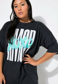 Studio Untold Print T-shirt - charcoal gray