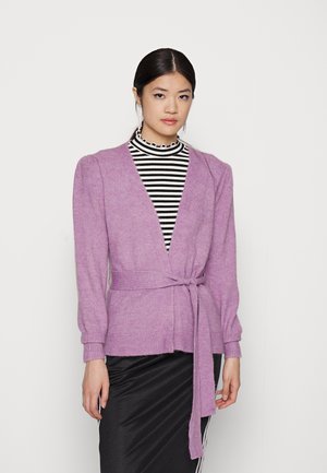 IHKAMARA CA - Strickjacke - smoky grape